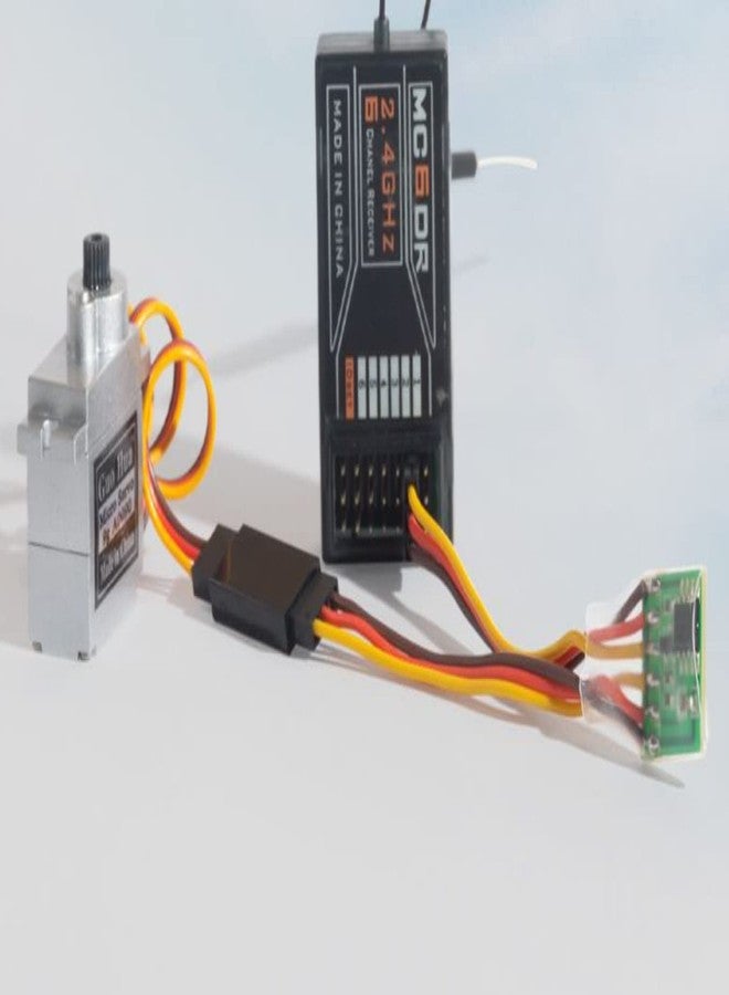 Azuocn 4PCS Servo Signal Reverser Rotation Inverter 5.0-6.0v Steering Gear Reverser for JR Futaba Aircraft Airplane Steering Gear and Any Servos - Image 5
